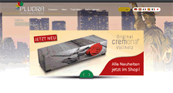 Desktop Screenshot of pludra.de